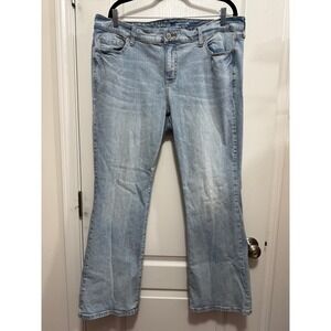 Torrid‎ Perfect Slim Boot Jeans 18R Light Wash Vintage Stretch Denim 41260117